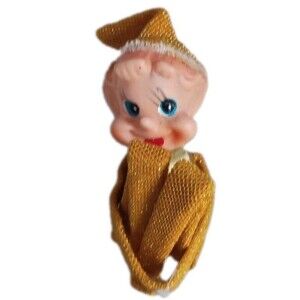 Fabric Elf Doll Sitting lady